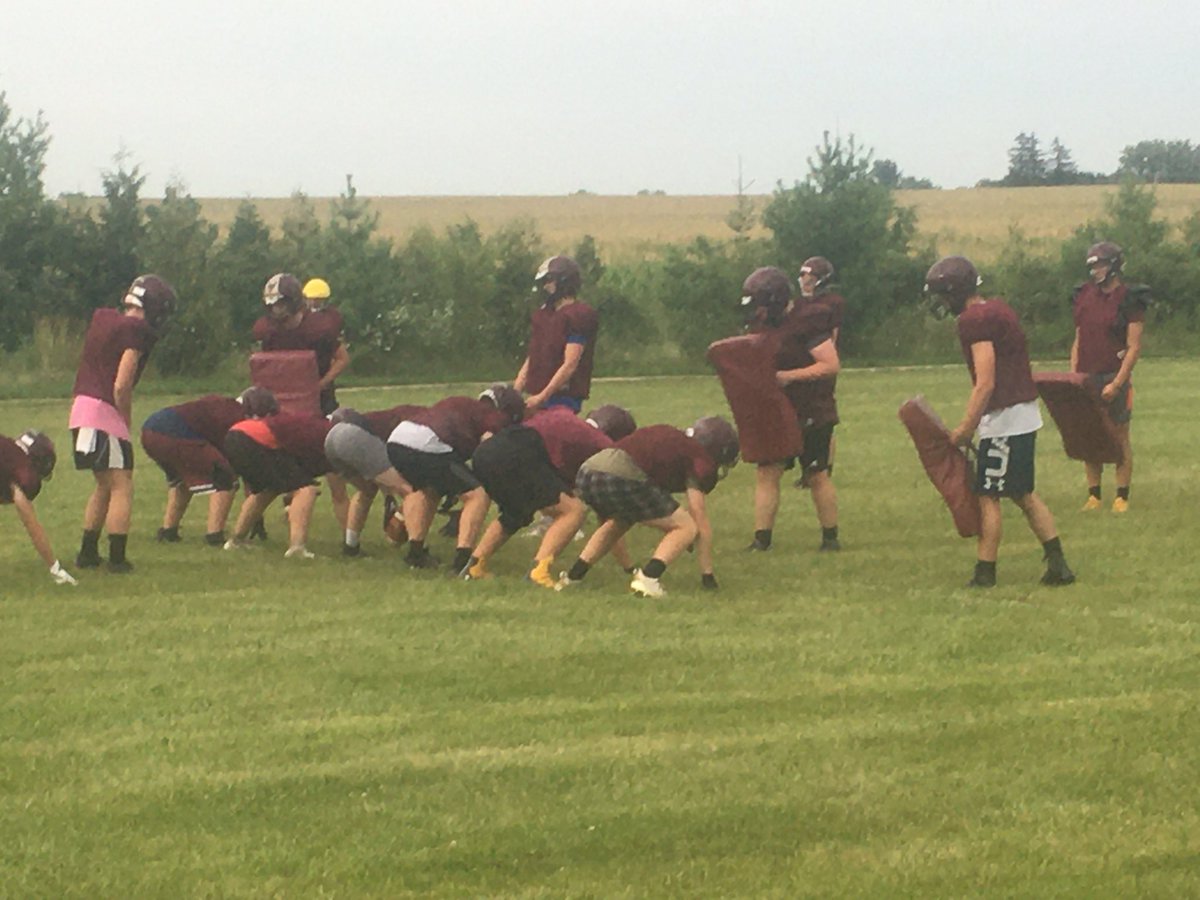 The light’s fading but Omro is hard at it