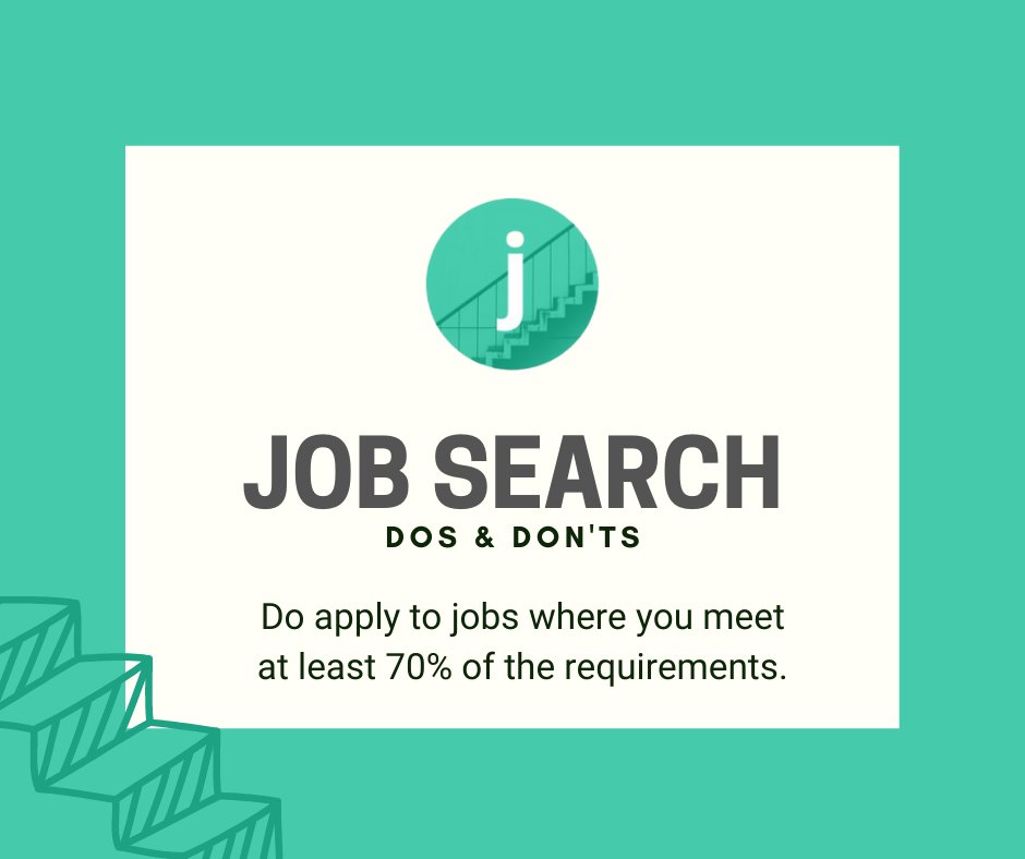 JobStepCo's tweet image. Based on our research, as long as you meet at least 70% of the requirements in the job description &amp;amp; feel confident you could learn many of the other requirements within 3-6 months, that is enough to be qualified for the role!

#jobsearch #jobstep #jobhunting #newjob #newcareer