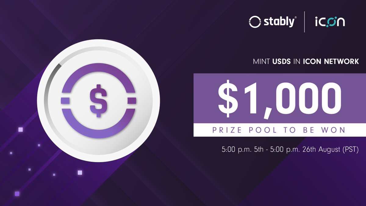 Stably_Official's tweet photo. Let the Minting Begin!

@helloiconworld &amp; Stably is launching a Twitter Campaign with prizes up to $1000 dollars to be won!

(20 winners)

Follow the thread to know how to participate.

#Blockchain #Cryptocurrency https://t.co/tWgpRrmoQ3