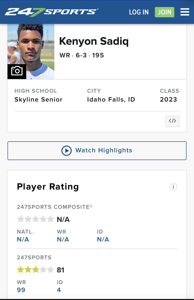Truly grateful to be ranked a 3⭐️ recruit! It’s only up from here ⬆️💯 <a href="/BrandonHuffman/">Brandon Huffman</a> <a href="/ChetTaylor13/">Chet Taylor</a> <a href="/RAREAcademyID/">RARE Academy</a> <a href="/247recruiting/">247Sports Recruiting</a>