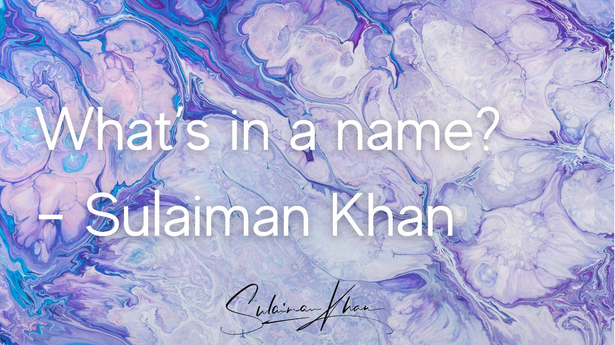 SulaimanRKhan's tweet image. I’ve changed my Twitter handle to @SulaimanRKhan—Also, please don’t shorten my name or give me a nickname anymore. My ancestors deserve me to do better with me.

Read more: instagram.com/p/CSNhgbroZBQ/…

#Name #OurNames #heritage #BIPOC #healing #disability #Cripjoy #DisabilityPleasure