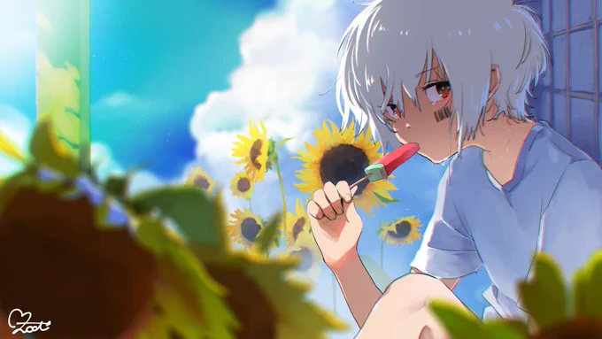 夏ジャン。。。(既存絵ですが) 