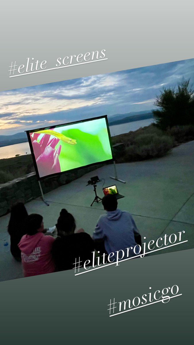 Who wouldn't enjoy a movie night outdoors at sunset?

•••••••••••••••••
EliteProjector.com