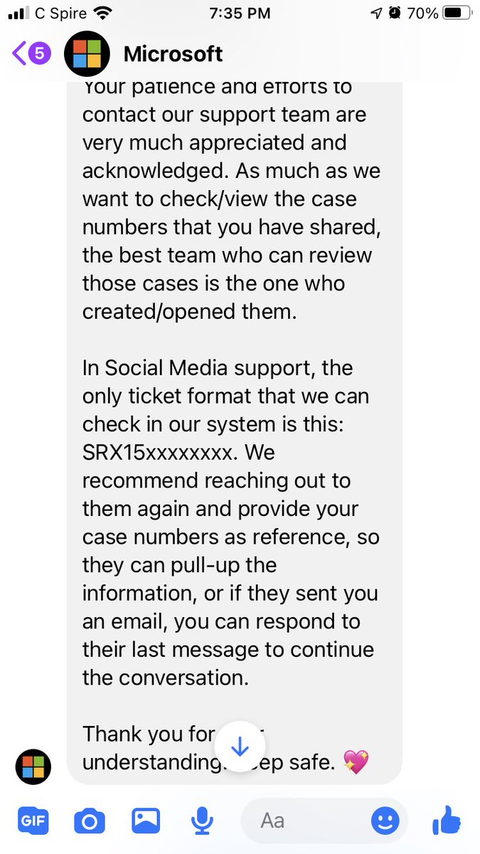 AndrewRyanFox's tweet photo. @Microsoft you are Microsoft and you can’t even have a bot answer your social media messages 👀👀👀👀 https://t.co/63p4YMkt2k