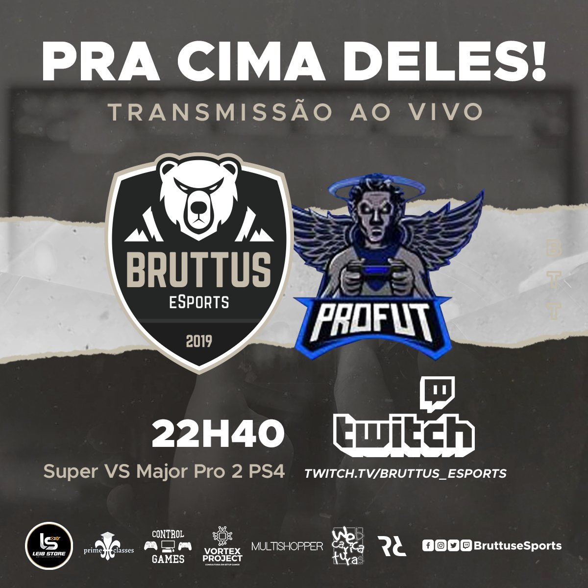 BruttuseSports's tweet photo. Quintou com #Proclubs na sua roxinha preferida! Bora acompanhar esse jogão?

🏆 Super VS Major Pro
🆚 Profut
🕥 22h40
🎥 https://t.co/mtNHqme6yG

#GoBTT https://t.co/zhNbZurBuv