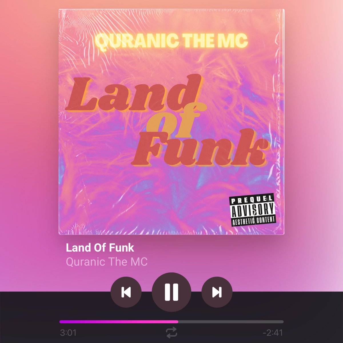 Quranic_MC's tweet photo. New single “Land Of Funk” Out now!
Go listen &amp; support 🙏🏾

https://t.co/Fqf9bsxqp9 https://t.co/qpVNtnFJNo