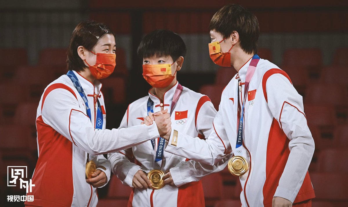 Ellyzhang666's tweet image. Chinese women's team is so wonderful!  🏓️yyds！