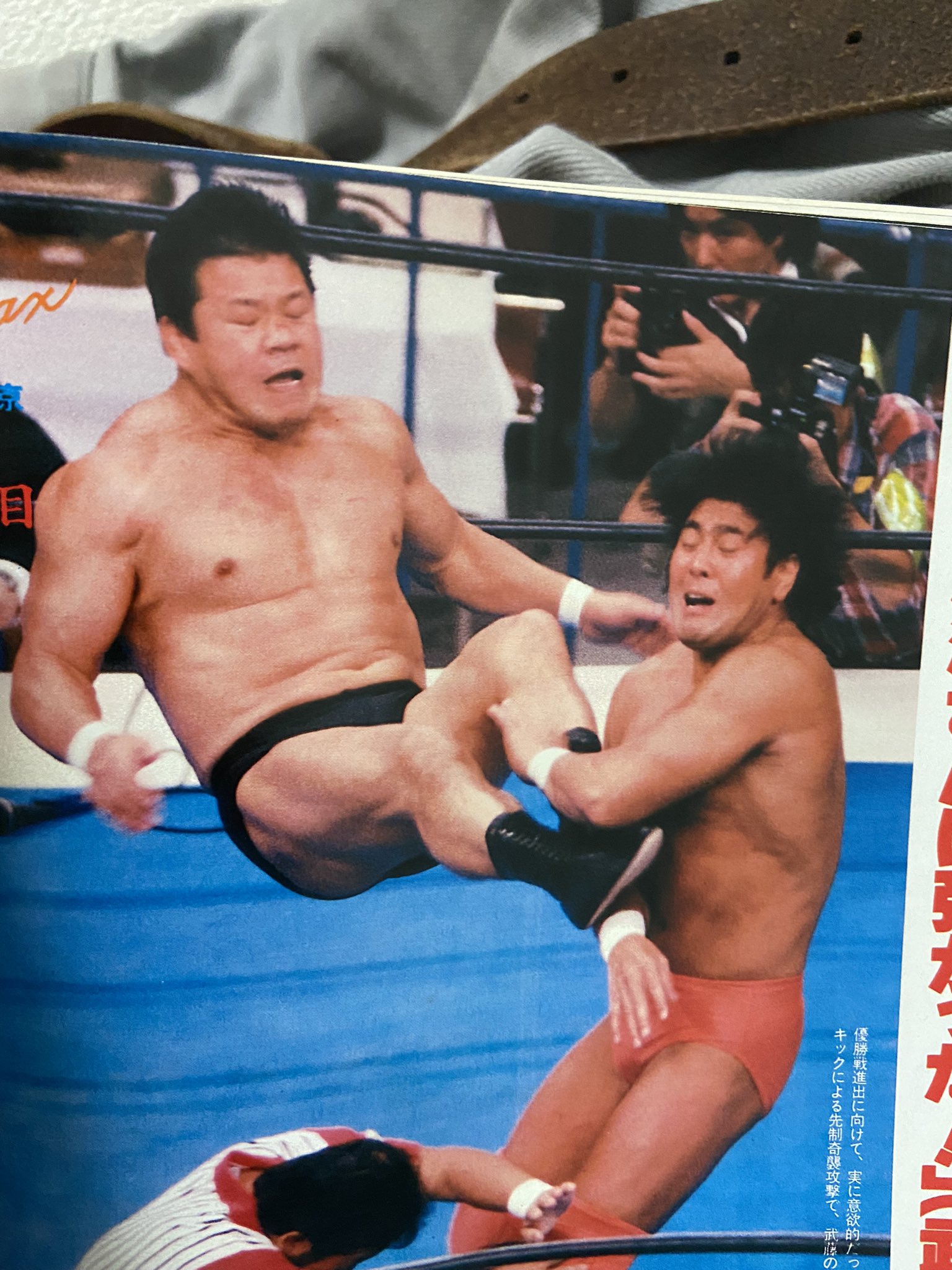 ★未使用★武藤敬司 １９９５ Ｇ１クライマックス優勝記念 直筆サイン入り生写真★ 時代が動いた！『G1』ファイナル両国伝説!! （前編）】91年 蝶野