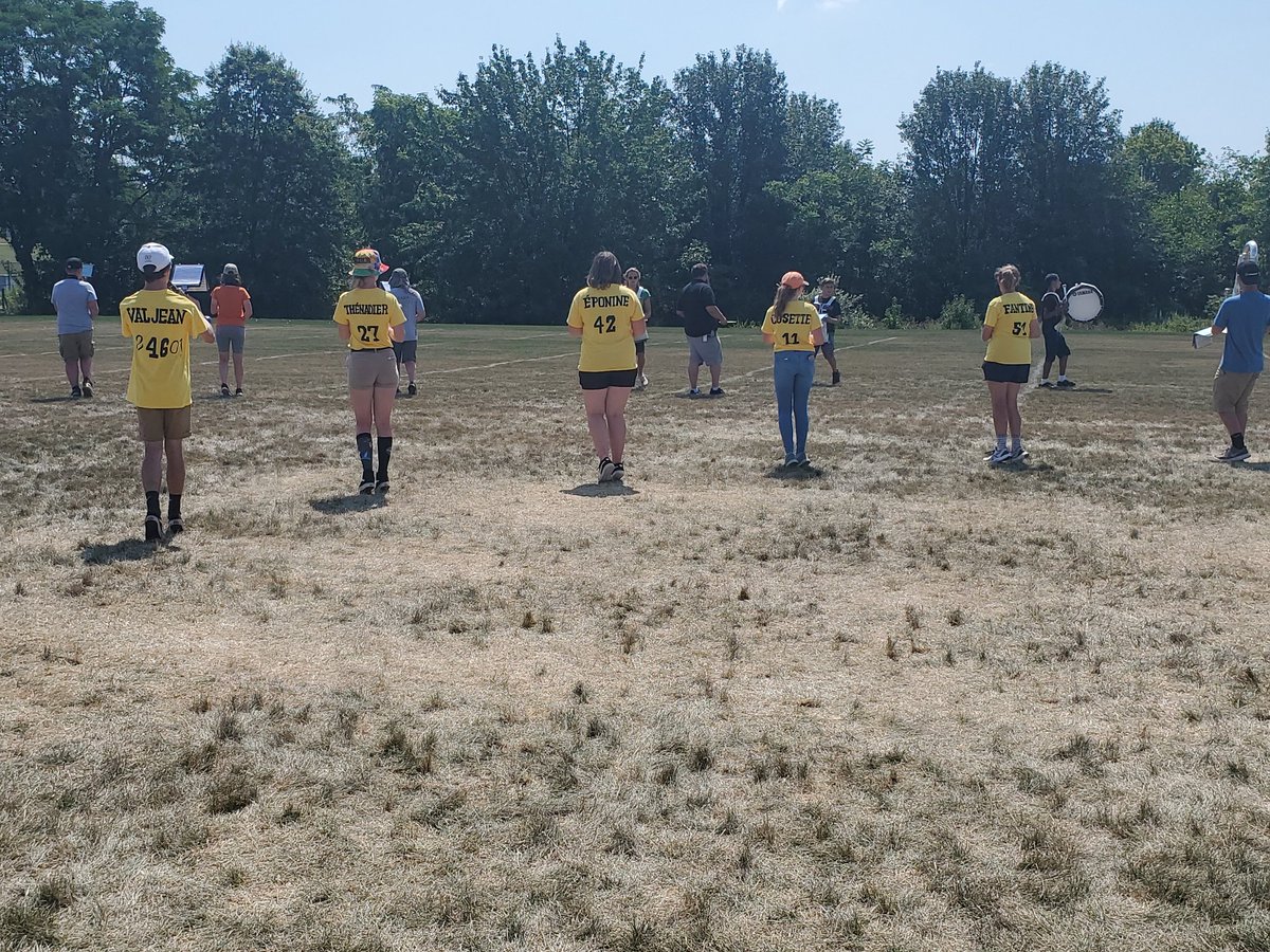 MrsCoolbaugh's tweet photo. #GAHS marching band finished up band camp today with a great preview show! Congrats #Warriors https://t.co/XjlrzEYQN5