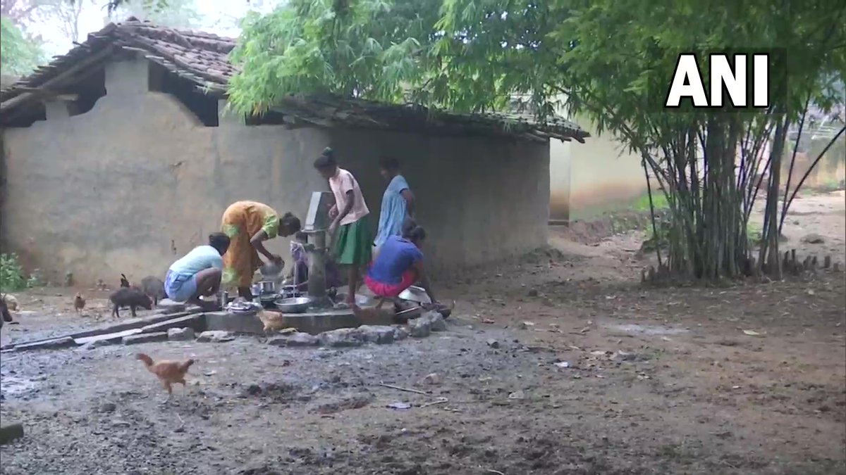 ANI's tweet photo. Jharkhand: Visuals from the residence of hockey player Salima Tete, in Badkichapar village of Simdega district 

Tete is part of the Indian women's hockey team that will take on Great Britain for Bronze medal in #TokyoOlympics today morning https://t.co/DUmhtxoB36