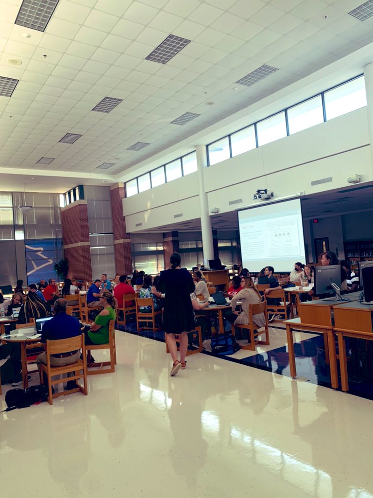 It was amazing to have all our secondary science teachers under one roof to learn, collaborate, and create together! #BacktoSchool2021 #crowleyprideunified