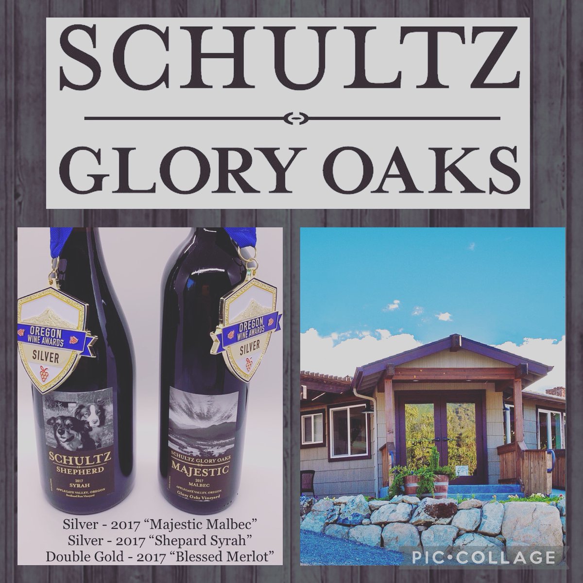 A stunning winery located in the beautiful Applegate Valley of Southern Oregon, received THREE #orwineawards, and makes delicious wine… Can you guess which winery??

It’s Schultz Glory Oaks of course!! This #winery hits the spot! Don’t miss your chance on trying this #orwine 🍷