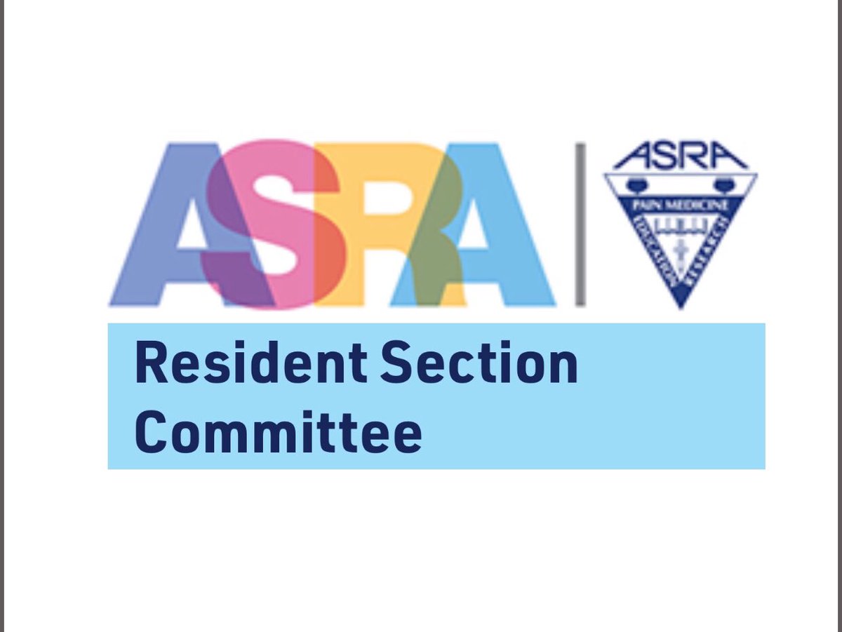 Attention #Residents interested in #PainMedicine Check it out <a href="/ASRA_Society/">ASRA Pain Medicine</a> #ASRARSC ResidentSectionCommittee (RSC) asra.com/the-asra-famil… Numerous opportunities to get involved w/ education, career development and networking w/ leaders in the field! 🤝Tag your interested peers!