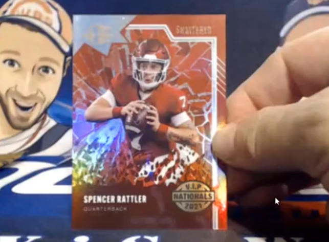 Two incredible Wild Card @nsccshow pack hits of Trevor Lawrence + a Spencer Rattler '1st'! RT & Watch Live to enter to win: twitch.tv/gogtslive #Collect #TheHobby #NSCC21
