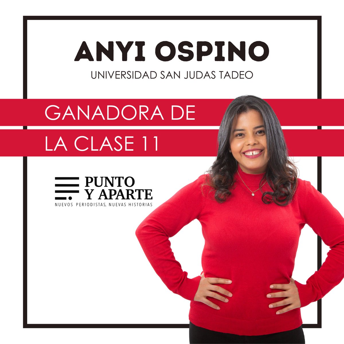 PuntoyAparte_1's tweet image. ¡TENEMOS GANADORA!
@Annospino es la ganadora de la Clase 11 con su reportaje: Entre el abismo y la esperanza climática: bit.ly/3BnC7JQ
Felicitamos a Anyi por su perseverancia y a @Alexander_RG y Nancy De Lemos quienes hicieron una labor de mentoría extraordinaria.
