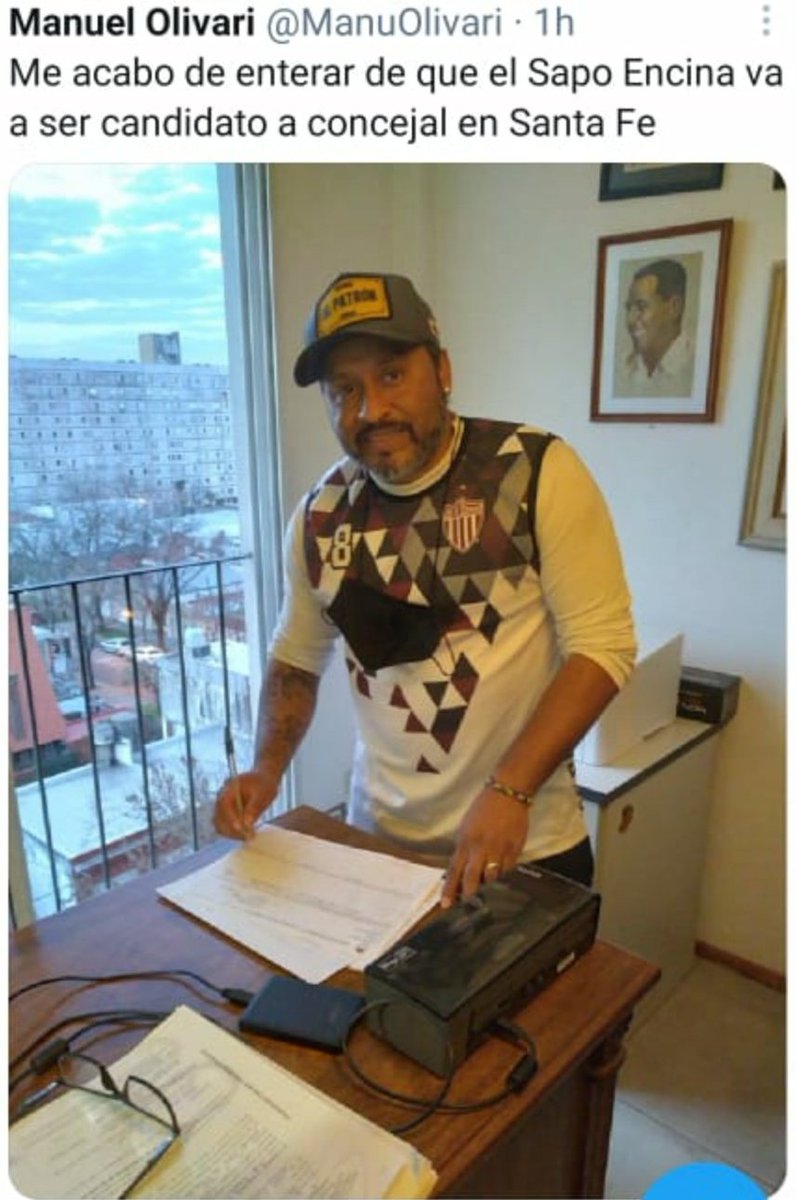 LosMaderas's tweet photo. INSTITUCIONAL

Hernán Encina, dejará de ser Pdte. del Club Atlético Los Maderas. Le comunicó a la comisión directiva, el deseo de involucrarse en la política de su ciudad natal. https://t.co/4MIRD80RFU