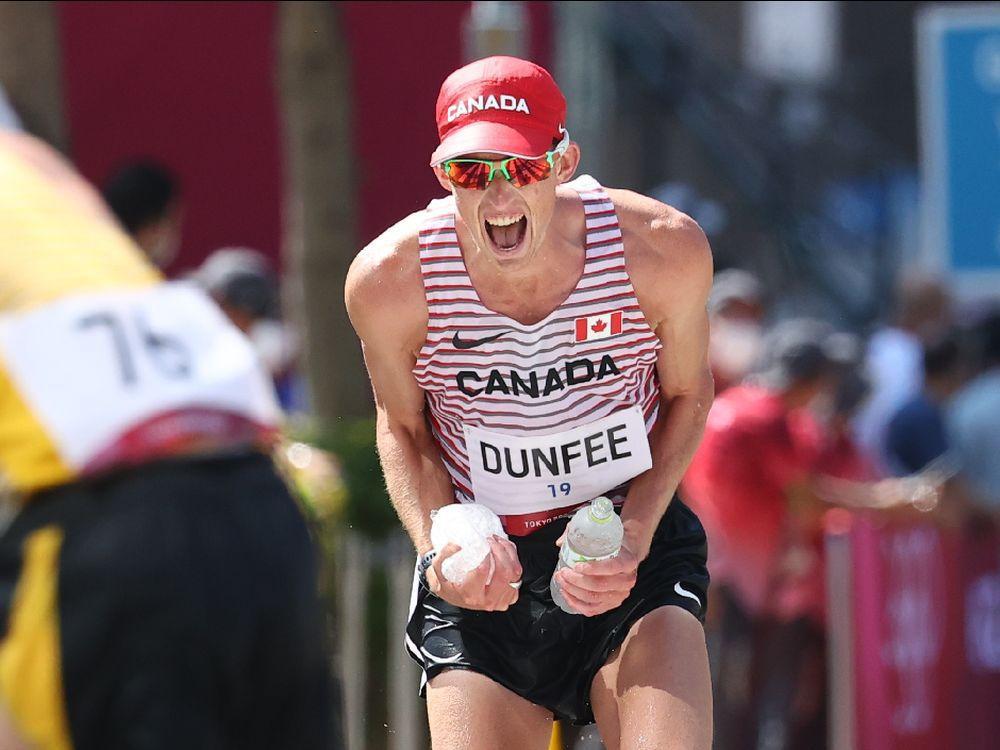 WALK THIS WAY Canada's Evan Dunfee secures bronze in 50km event