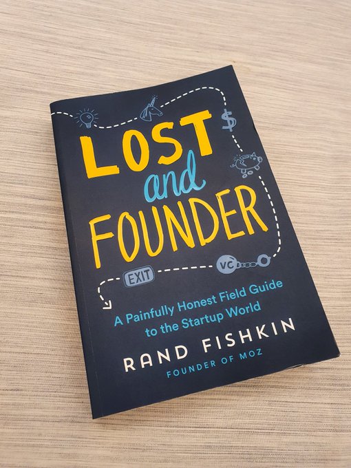 Hands down the best book this year in my list. #LostAndFounder 📖 a must read for all those struggling<a href="/tag/books"class="tags"><span>#books</span></a><a href="/tag/startup"class="tags"><span>#startup</span></a><a href="/tag/lostandfounder"class="tags"><span>#lostandfounder</span></a>