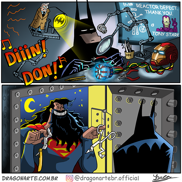 Lucas Nascimento on X: 👓AS AVENTURAS DE CLARK E BRUCE.🦇 👓THE ADVENTURES  OF CLARK AND BRUCE.🦇 👓LAS AVENTURAS DE CLARK Y BRUCE.🦇 #dragonarte  #strips #comics #hq #tirinhas #comics #quadrinhos #dragao #dragon #dccomics  #