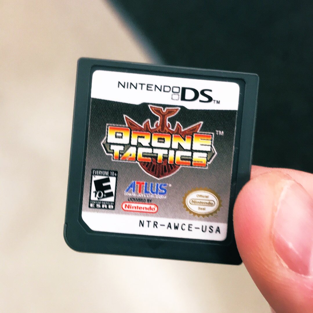 ClubberLang149's tweet photo. SUPER rare pickup tonight! Not bad for $25!!! Now to track down a case and manual! Don’t mind my finger… #gamer #gamepickup #nintendo #atlus #AtlusFaithful #NintendoDS https://t.co/47OBkl3sJv
