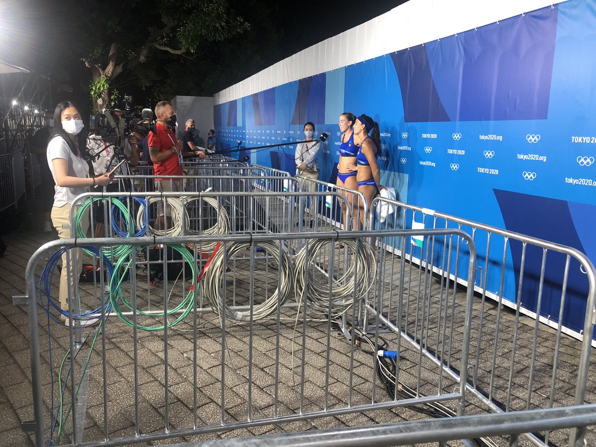 A little behind the scenes look at how we are interviewing athletes for #Tokyo2020