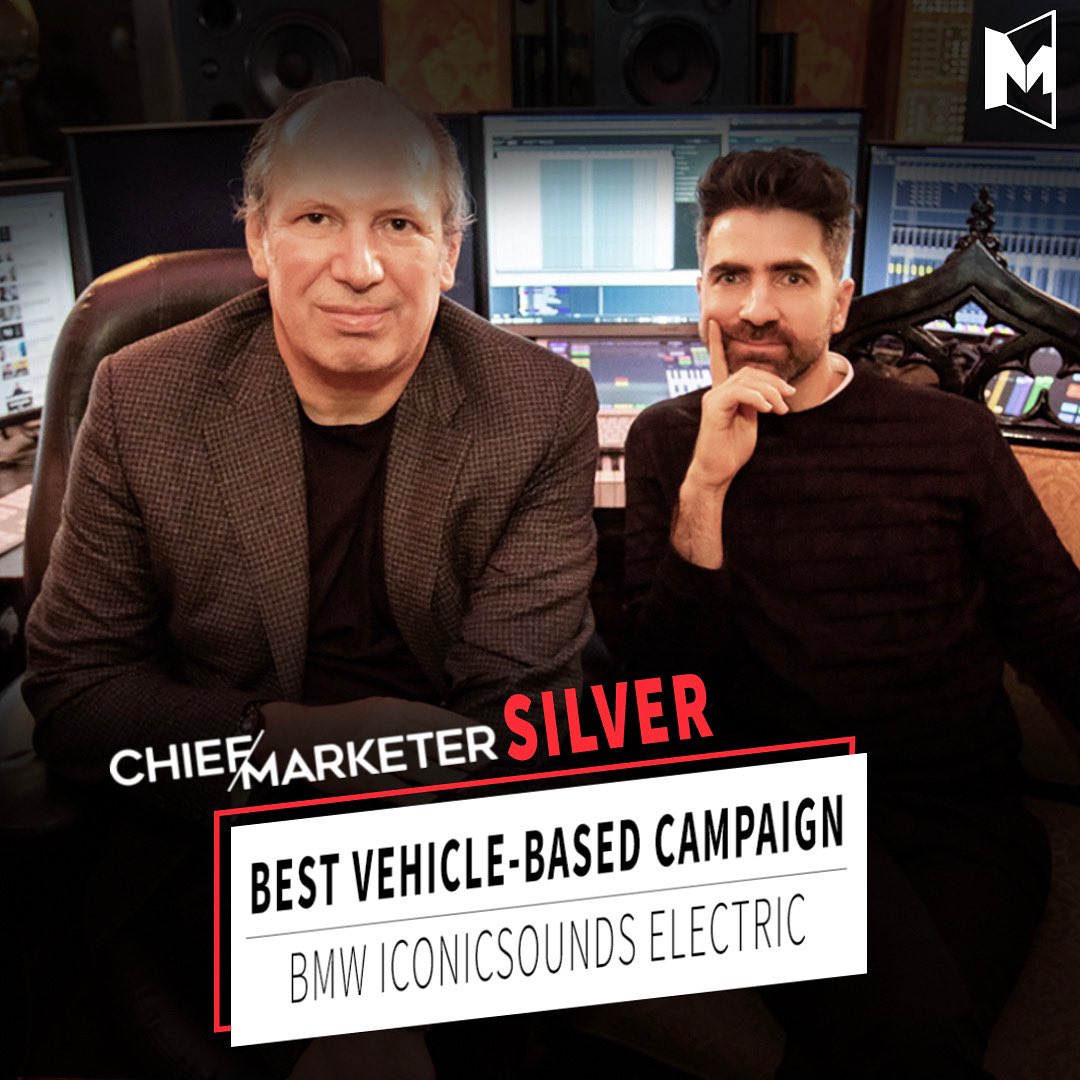 MirroredMedia's tweet photo. 🏆🏆 Teamwork makes the dream work!! We’re super excited to take home a 2021 Pro Award with BMW around our Iconic Sounds Electric campaign. Our partnership with BMW and Hans Zimmer has been amazing and we’re so thrilled to continue creating magic! 🏆🏆 https://t.co/Yy5UFv44aW
