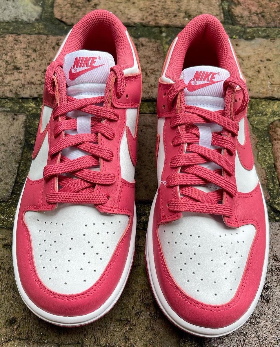 Ovrnundr's tweet photo. First look at the upcoming Nike Dunk Low “Pink” releasing later this year 👀 

Photo: @teddyssole https://t.co/GP0th60Nhs