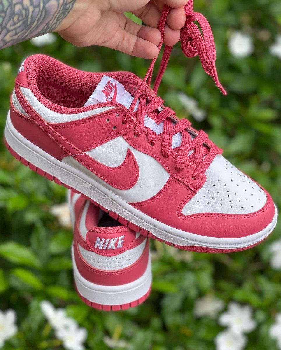 Ovrnundr's tweet photo. First look at the upcoming Nike Dunk Low “Pink” releasing later this year 👀 

Photo: @teddyssole https://t.co/GP0th60Nhs