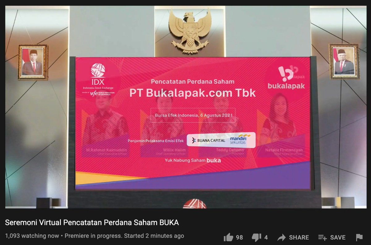 Heynnttooo's tweet photo. Keren! Perusahaan lokal BUKA pertama e-commerce yang IPO #BukalapakIPO https://t.co/eMmwwBiQYZ