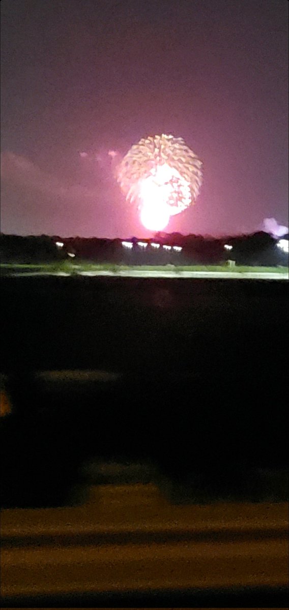 CSprite3's tweet image. Enjoying Disney fireworks driving home🎇💫🎆