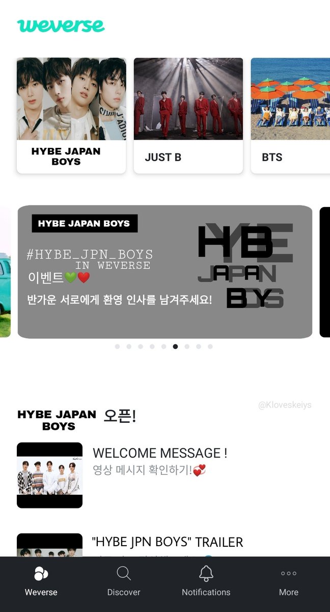 KlovesKeiys's tweet photo. HYBE JAPAN BOYS on Weverse 🌟

#HYBEJP_K #HYBEJP_EJ #HYBEJP_NICHOLAS  #HYBEJP #HYBEJP_TAKI #HYBEJP_BOYS
++ https://t.co/9yNUplWBP6