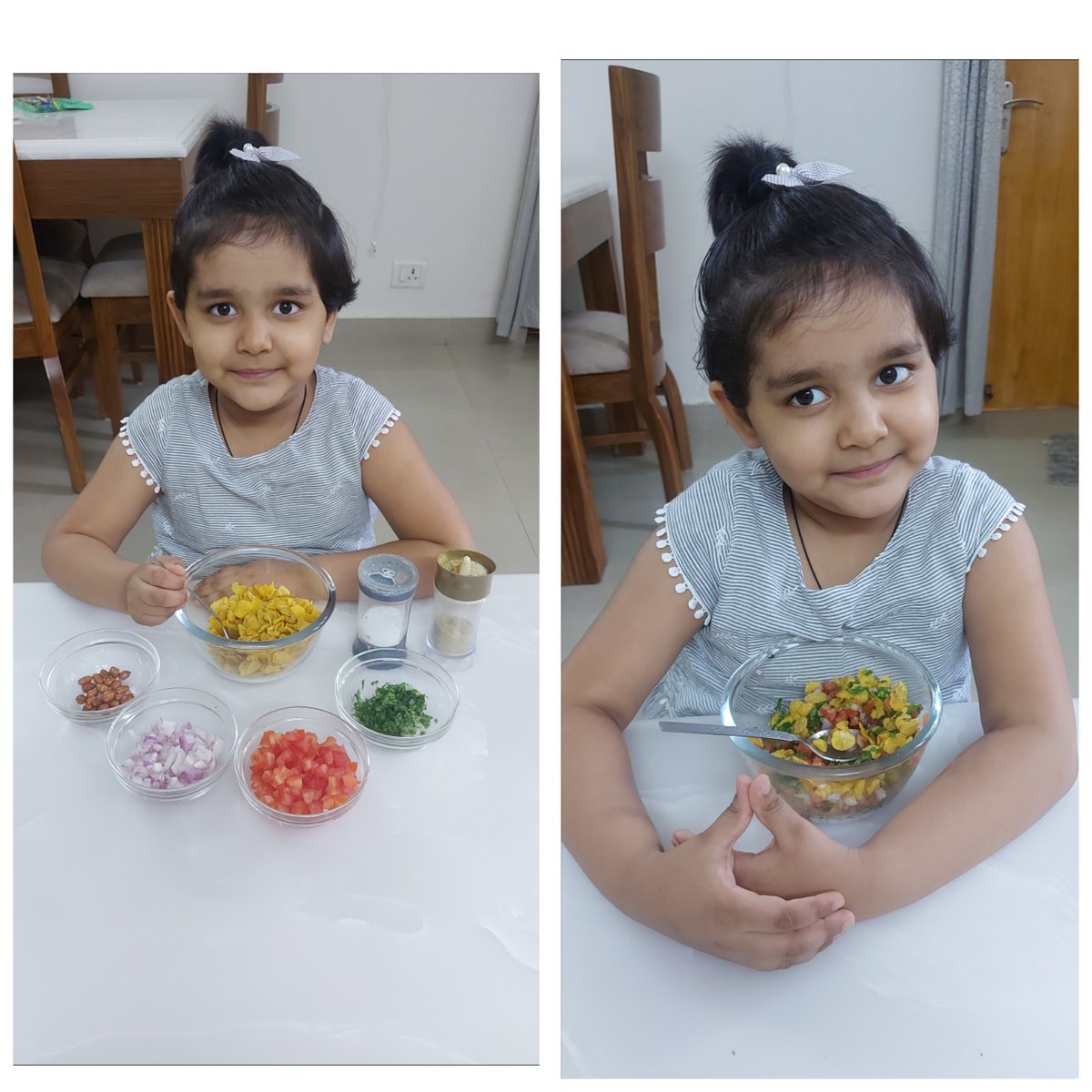lovey_mittal's tweet photo. #Fridayactivityday #Cornchatactivity #Healthyrecipe #Eathealthystayhealthy #Preprimaryclass #Ahlconintl
@ashokkp
@y_sanjay
@ShandilyaPooja
@shikha_kwatra
@SDGsForChildren
@sdg4all https://t.co/3UzPbmr1vu