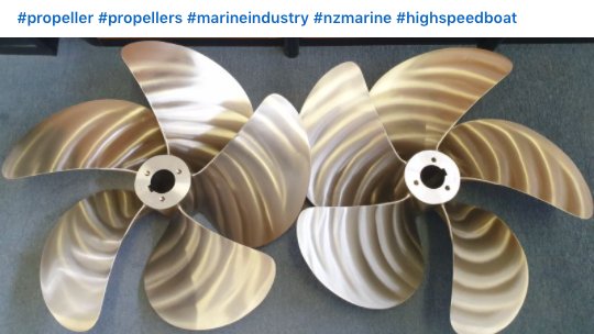 CJR_Propulsion's tweet photo. Our MRK SuperProps are designed for optimum performance of your high-speed craft - thanks Q-SPD for sharing this picture of a pair that were specified for a new 20m, 45-knot foil assisted Power Catamaran.

#nzmarine #marineindustry #speedboat #CFDdesign #motoryacht https://t.co/J32rrFHwaT