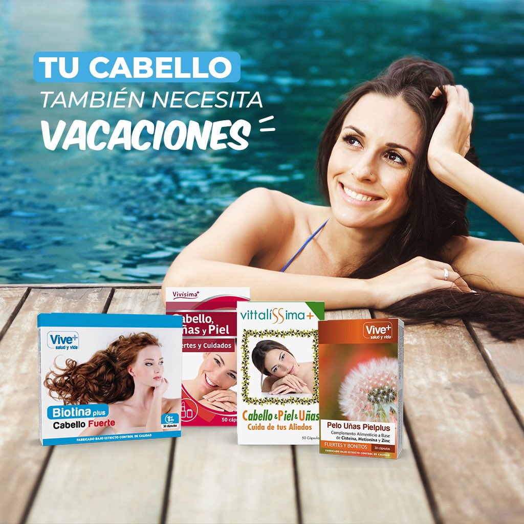 grupoviveplus's tweet photo. En esta época nos mojamos constantemente el #cabello y la sudoración aumenta por las altas temperaturas. 🥵 Además, a esto hay que añadir la constante exposición a la radiación solar. ☀️ https://t.co/jHHFu9OoJv