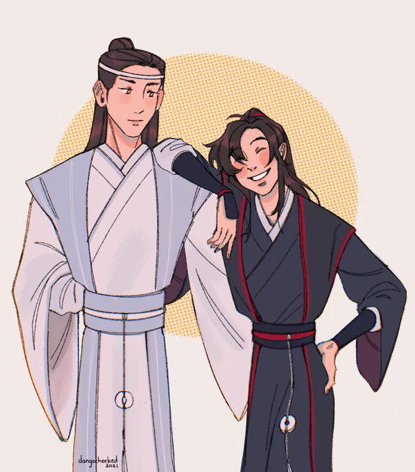 wx honeymoon thoughts
1. lwj commissions them travel-friendly robes 🥺 they'd always look like a matching set 🥺🥺
2. extra 🌶🌶🌶 for wwx always ❤️
3.  gathering  nighthunt  intel  +  addressing some of the  rumors abt hgj and yllz
#wangxian #mdzs 