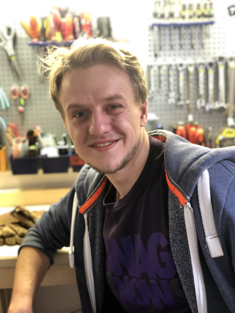 PP_HVXBCK's tweet photo. Time for introduction: Mechanical engineer Felix (RUB, Ruhr University Bochum) joined the team today. https://t.co/D2hGbvyfjG