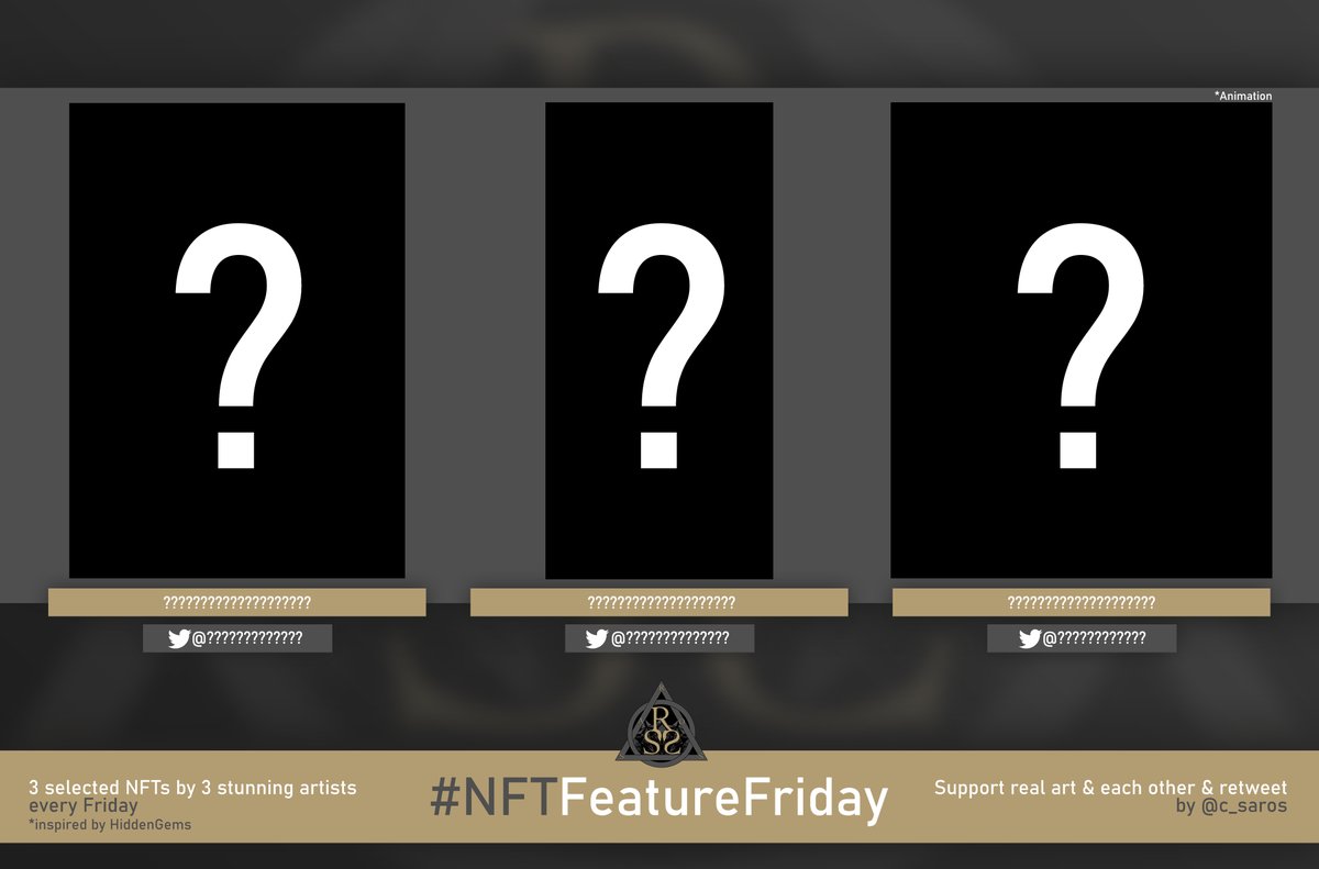 C_Saros's tweet photo. Good morning everyone!
You know what day it is - #NFTFeatureFriday feature coming up later!
Got some killer stuff this week.
#NFTcommunity #nftart #nftshare https://t.co/z1dbL7u2wy