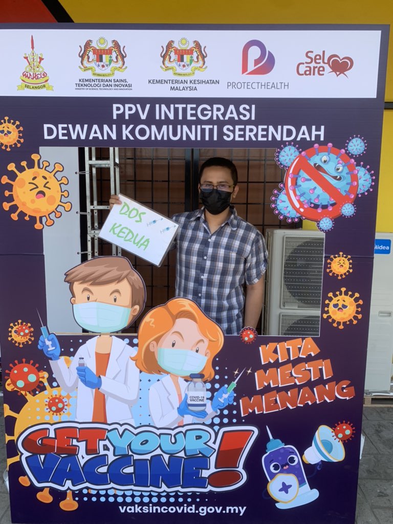 Dewan komuniti serendah vaccine