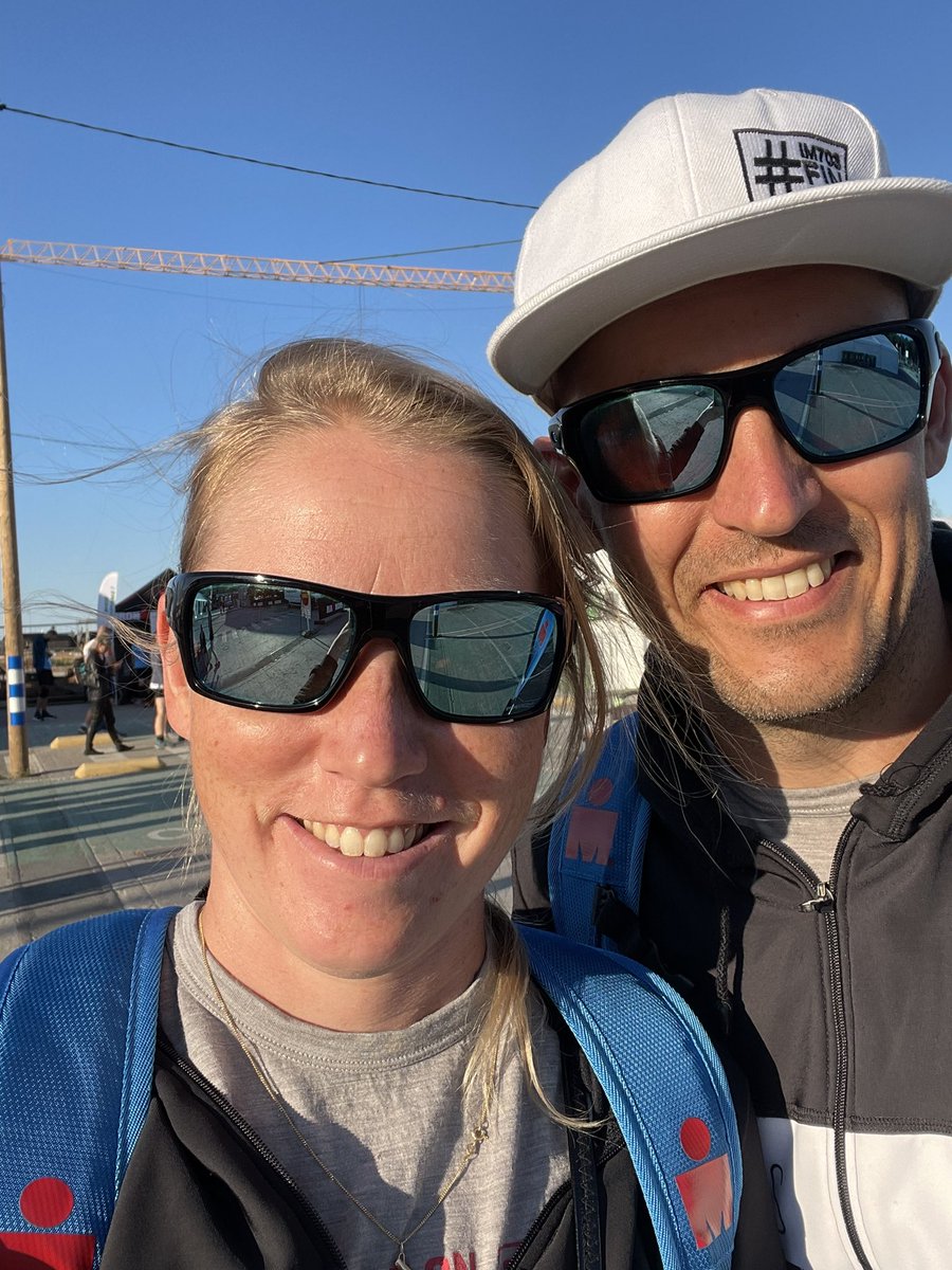 OutiHelenius's tweet photo. Hupirannekkeet hankittu Ironman Tallinnaan @Rockyn_kulma kanssa 😍 Vaikka huomiselle on luvattu työmiehen keliä, niin hyvillä mielin matkaan - now it’s time to enjoy 🤩 #swimbikerun #fulldistance #ironman #readytorock #together #jännittää #huomennamennään https://t.co/8jEzf8GKRn