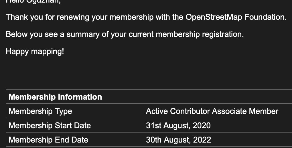 oguzhan_err's tweet image. Don&apos;t forget to renew your #OpenStreetMap Foundation membership if you have contributed more than 42 days in the last 365 days.
You can check how many days you have mapped by entering your OSM username from the link below: hdyc.neis-one.org/?Oguzhaner
#OSMF #Diversity