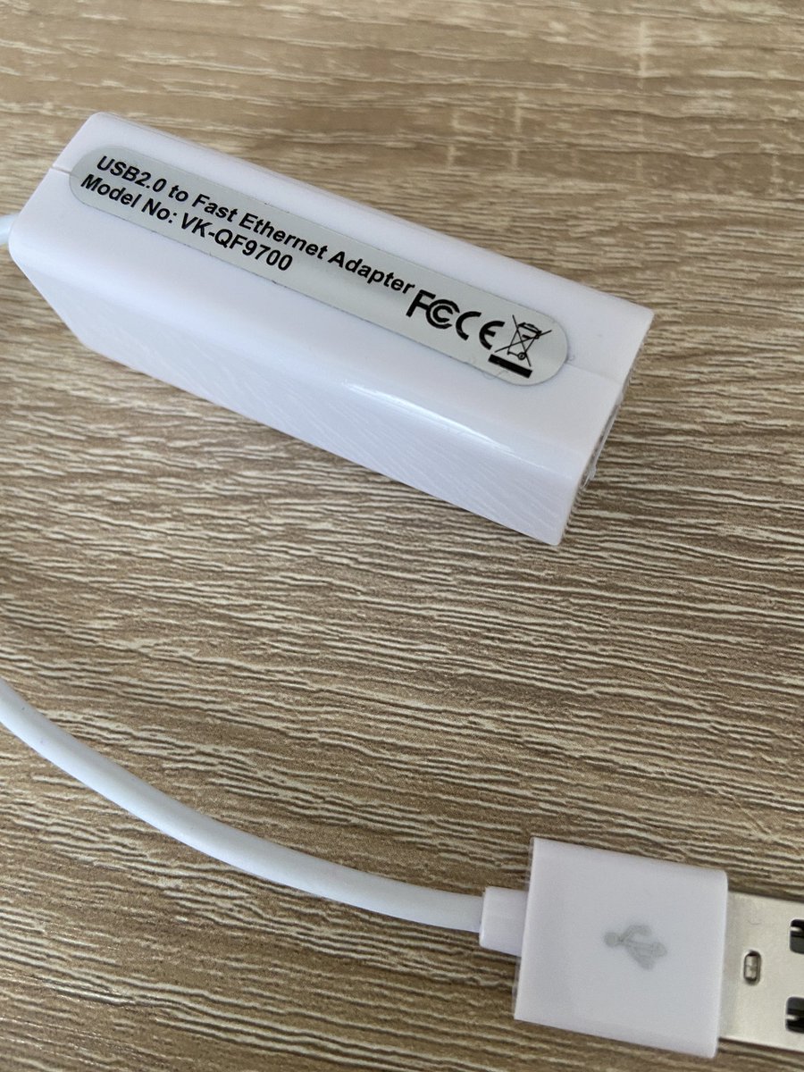 chlookinfo's tweet image. イーサネットアダプタVK-QF9700
win11で使えない模様🤧😷デバイス認識しませんでした☕️

#ethernetadapter #PCよごれてる