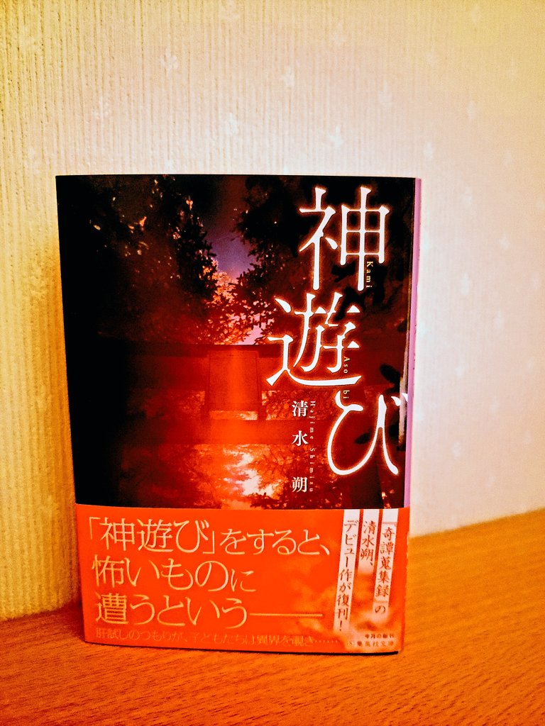 神遊び/清水朔 #読了

始終不穏ながらも、多感な時期の冒険、そして追憶、悔恨の物語(*´｀*)
村祭りの日、12歳の5人組でのみ出来る願掛け｢神遊び｣をした俊介達。
その禁忌の代償は…

現在過去と連作短編で気付く、神遊びとは何なのか？怖いものとは？
山と生きる村、山人、民俗伝承にワクワクした♪