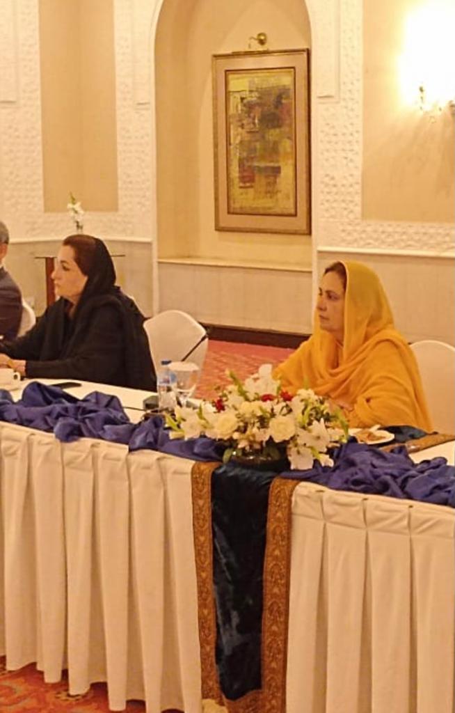 DrNausheenPTI's tweet photo. Represented #HealthStandingCommittee in consultation with Parliamentarians organised by #WorldBank Group on “Pakistan Country Partnership Framework 2022-2026” on occasion of visit of South Asia Regional Vice President World Bank Mr Hartwing Schafer. https://t.co/2CST3oBbwX