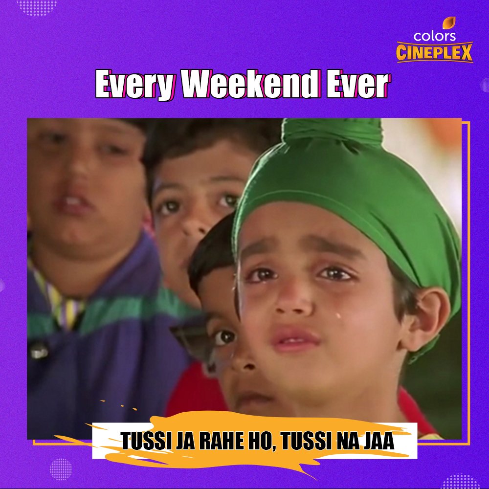 Colors_Cineplex's tweet photo. Jaane nahi… denge tujhe
Jaane tujhe… denge nahi
For more entertaining movies, keep watching Colors Cineplex.
#ColorsCineplex #FilmeinMUSTHain #Bollywood #BollywoodLovers #SouthIndianMovies #MovieLovers #Weekend #WeekendOver #MondayBlues #WeekendForever #WeekendFun #WeekendMood https://t.co/rdrguZd9xy