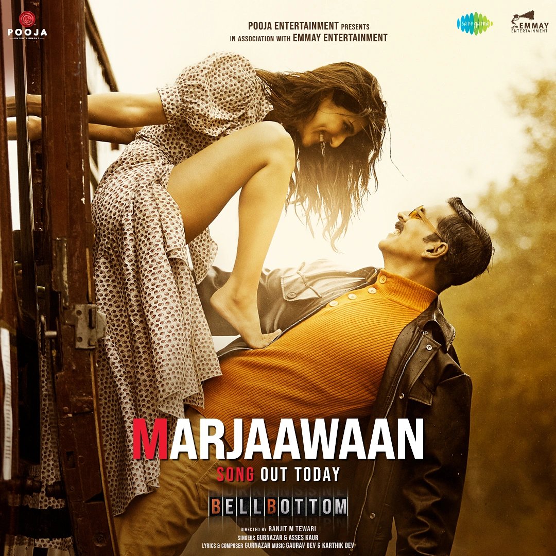 media_akb's tweet photo. #Marjaawaan From #BellBottom 
#DeshMere from #bhujtheprideofindia 
Both songs out now 🔥
Wich is your favorite?

RT: #MarjaawaanSong 
LIKE: #DeshMereSong 

#AkshayKumar #ajaydevgan https://t.co/AzMXf5GtgU