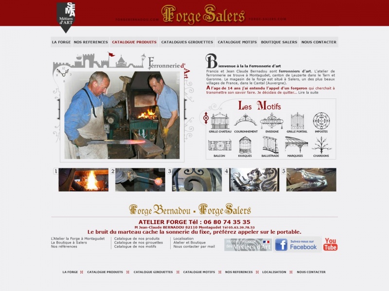 Ferronnerie Jean-Claude Bernadou à Salers (Cantal) Jean-Claude Bernadou travaille le fer forgé de façon artisanale au sein de sa forge de Montagudet. Il y réalise la fabrication de grilles et portails en fer... #Artisan #Restauration #Patrimoine 👉 artisansdupatrimoine.fr/jean-claude-be…