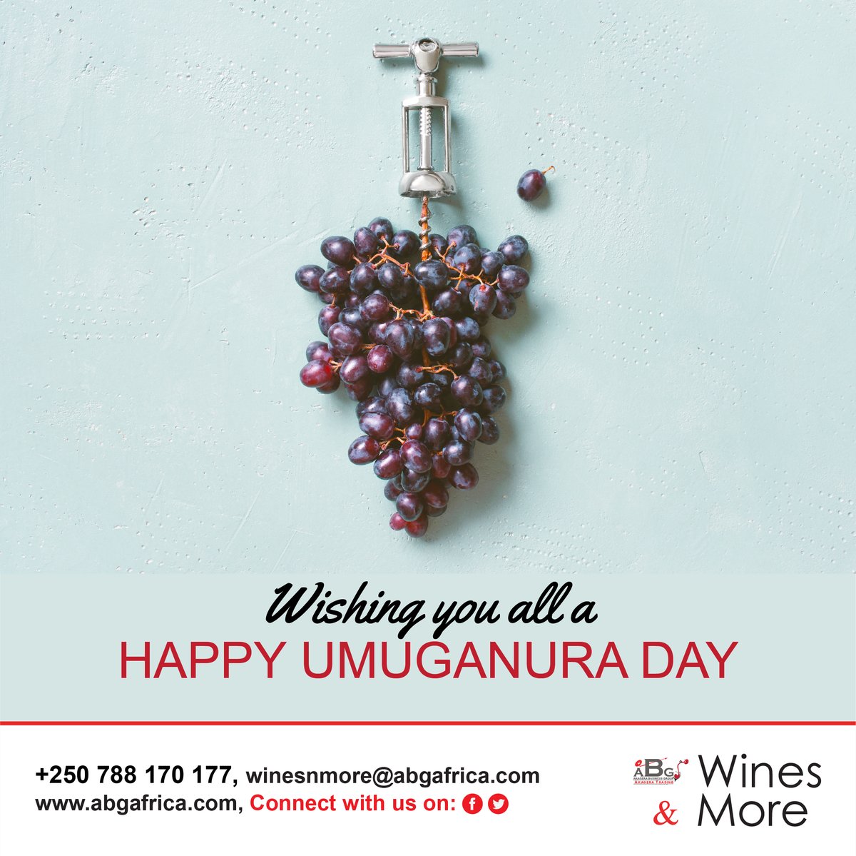 WinesNMoreABG's tweet photo. Akagera Family wish you all a fruitful #umuganura day.

Happy #Umuganura Day! https://t.co/Xki2hS0Xeb