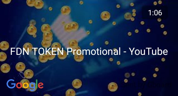 FdnToken's tweet image. m.youtube.com/watch?v=zmXjJ9…
🎥 FDN TOKEN Promotional - YouTube
FDN TOKEN