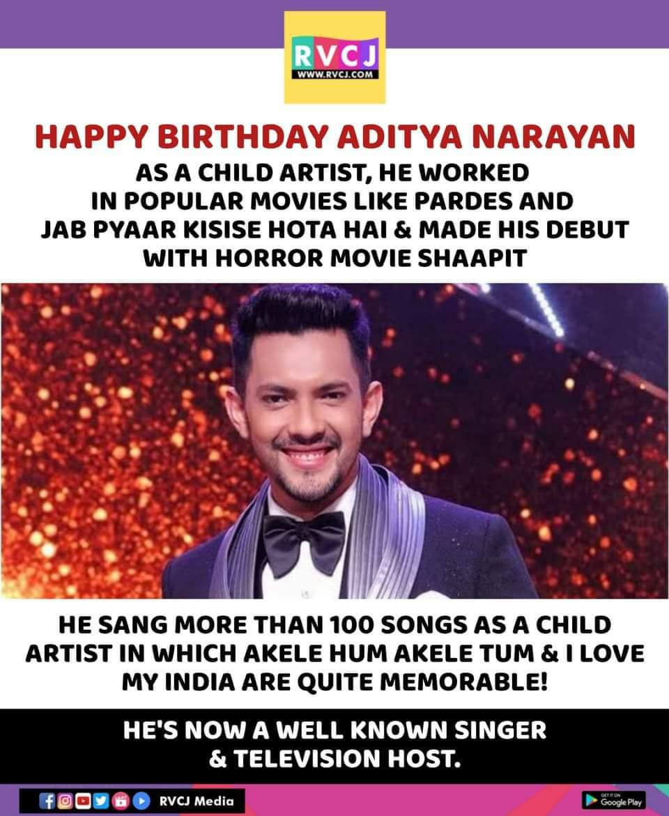 Happy Birthday Aditya Narayan! 