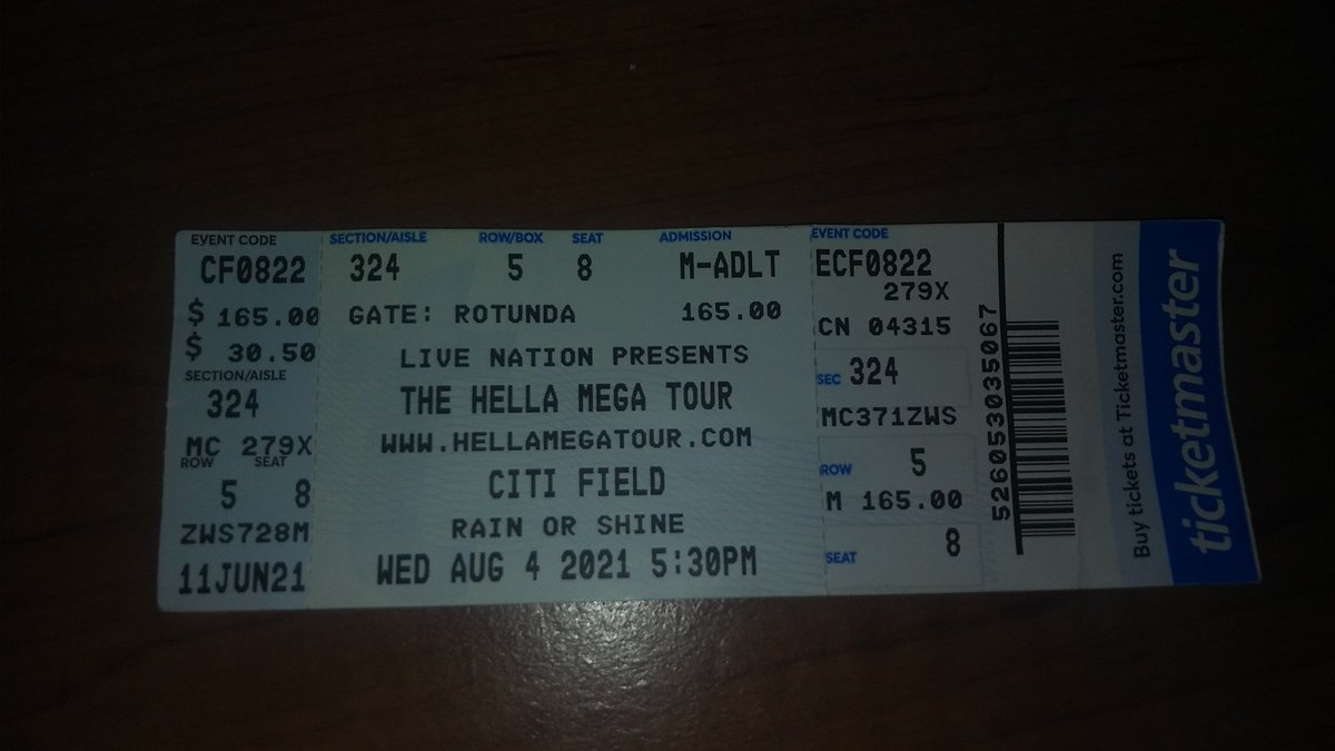 Chiamboy8's tweet photo. Sorry you got knocked out due to #COVID19 last night. Went anyway, rest of the lineup rocked. @Mets managed to win last night, too. https://t.co/NR3Cw9RepF